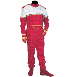 Red/White Karting Overall